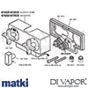 Matki EX917 I Elixir Linear Exposed Dual Outlet Shower Mixer Dimension